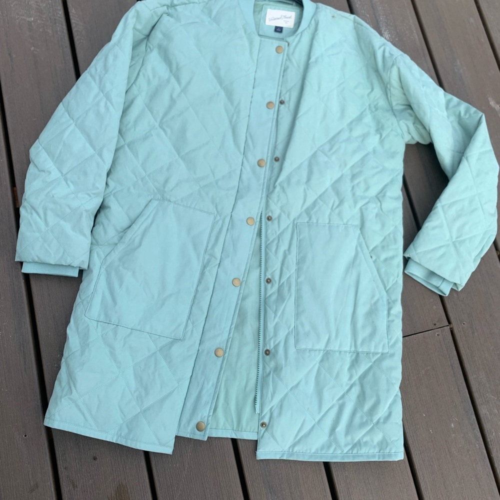 Universal Thread Light Blue Quilted Jacket